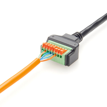 RJ45 Female Push Terminal Block Cable