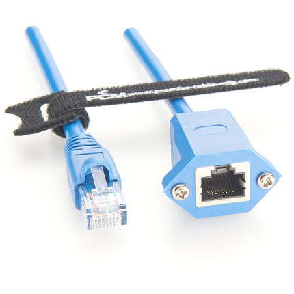 CAT6 Panel Mount Extension Cable