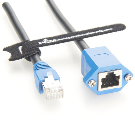 RJ50 10P10C Panel Mount Ethernet Extension Cable