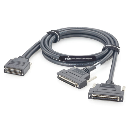 Dual Mini SCSI 68 Pin Male to HPCN68 Male Cable