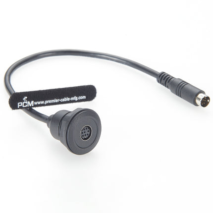 Mini DIN 8 Pin Panel Mount Extension Cable