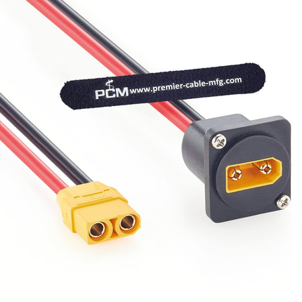 Panel Mount XT90 Extension Cable