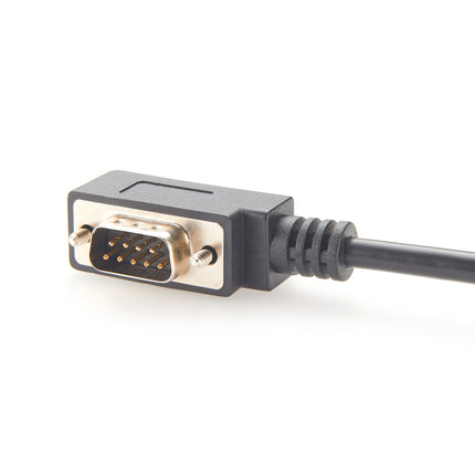 90-Degree DB9 Single Ended Serial Cable