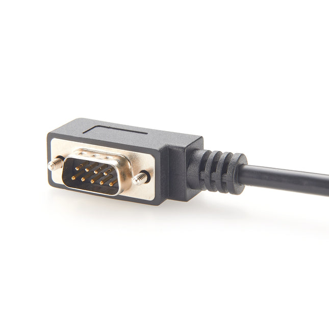 90-Degree DB9 Single Ended Serial Cable