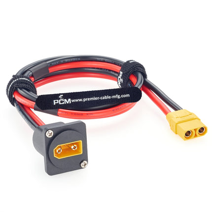 Panel Mount XT90 Extension Cable