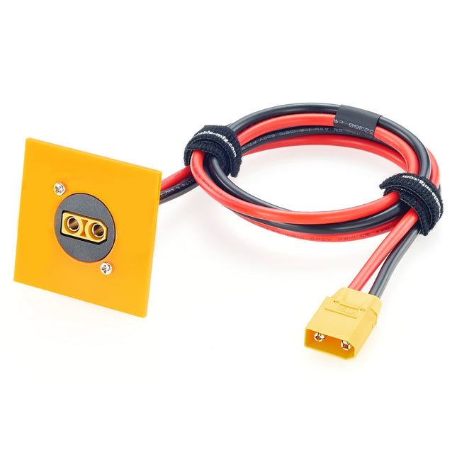 XT90 Male to Female Panel Mount Cable