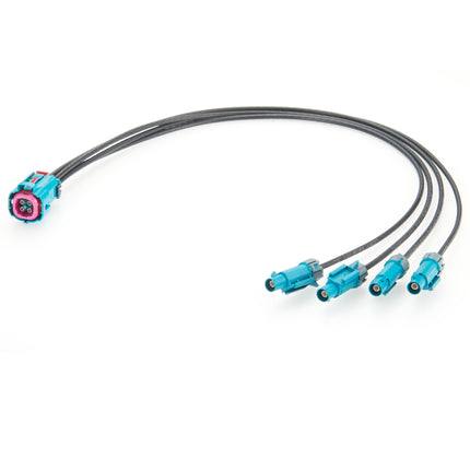 IP67 Waterproof Rosenberger Mini FAKRA 4-In-1 Cable