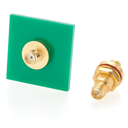 SMA Female to RP-SMA Female Bulkhead Adapter