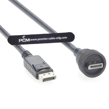 IP67 Waterproof DisplayPort Cable Male to Male