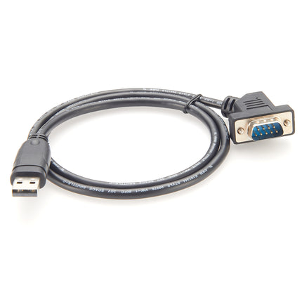 45 Degree USB to DB9 Male RS232 Serial Converter Cable