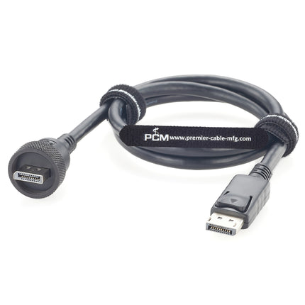 IP67 Waterproof DisplayPort Cable Male to Male
