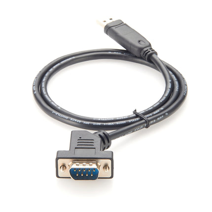 45 Degree USB to DB9 Male RS232 Serial Converter Cable