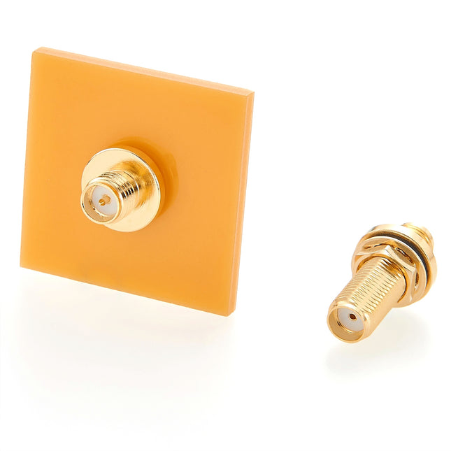 Waterproof RP-SMA to SMA Panel Mount Coupler