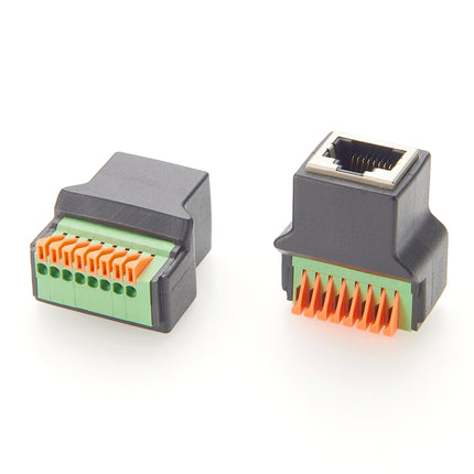 RJ45 Female Socket Push Terminal Block