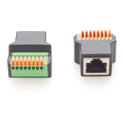 RJ45 Female Socket Push Terminal Block