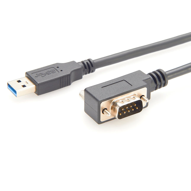 USB to RS232 DB9 Serial Adapter Cable Right Angle