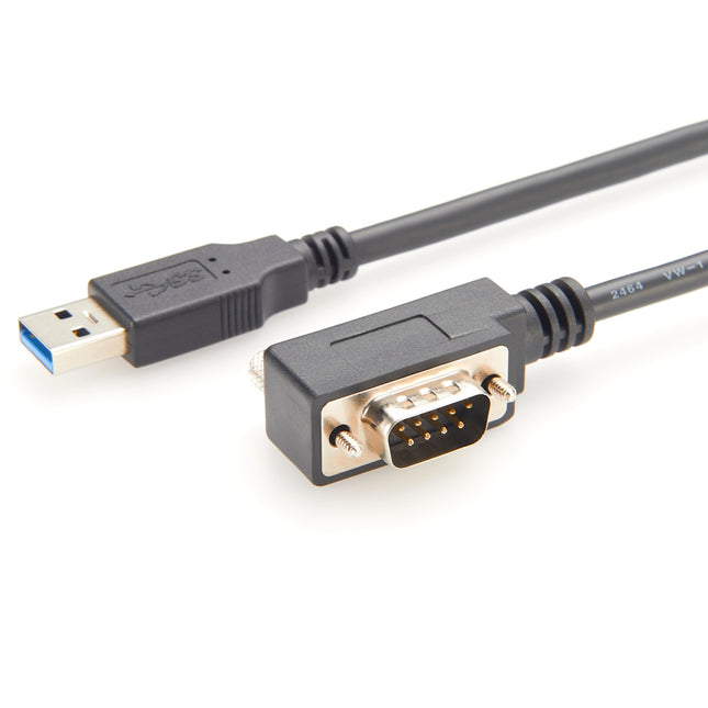 USB RS232 Serial Cable Right Angled DB9