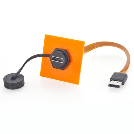 Panel Mount DisplayPort DP1.4 FPC Cable