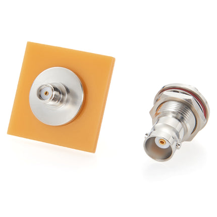 SMA Female to BNC Female Bulkhead Mount Adapter