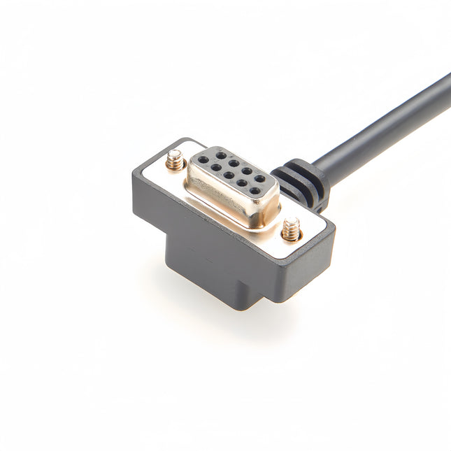 Up Angle DB9 to Open Ended Serial Cable