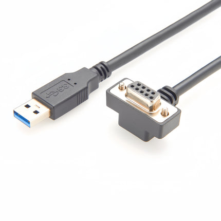 USB to DB9 RS232 Serial Cable Right Angled