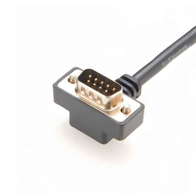 Down Right Angle DB9 RS232 Serial Cable
