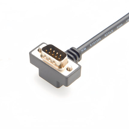 Up Angled DB9 Male RS232 Serial Port Cable