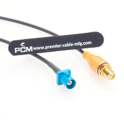 FAKRA Z Male to SMA Female Panel Mount Cable