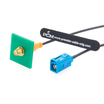 Fakra Z Female to SMA Female Bulkhead Mount Cable