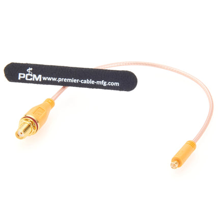 MCX Male to SMA Female Bulkhead Cable