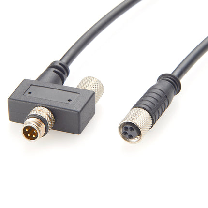 M8 Y/T Splitter Connector Cable