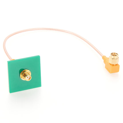 SMA Male Right Angle to SMA Female Bulkhead Cable Assembly