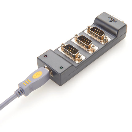 4-Port Serial Hub USB 2.0 B to RS232 RS485 RS422 Adapter