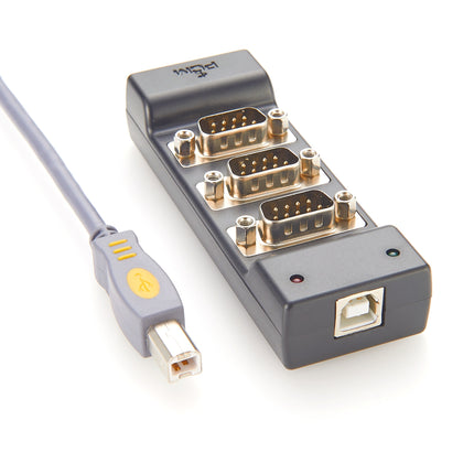 4-Port Serial Hub USB 2.0 B to RS232 RS485 RS422 Adapter