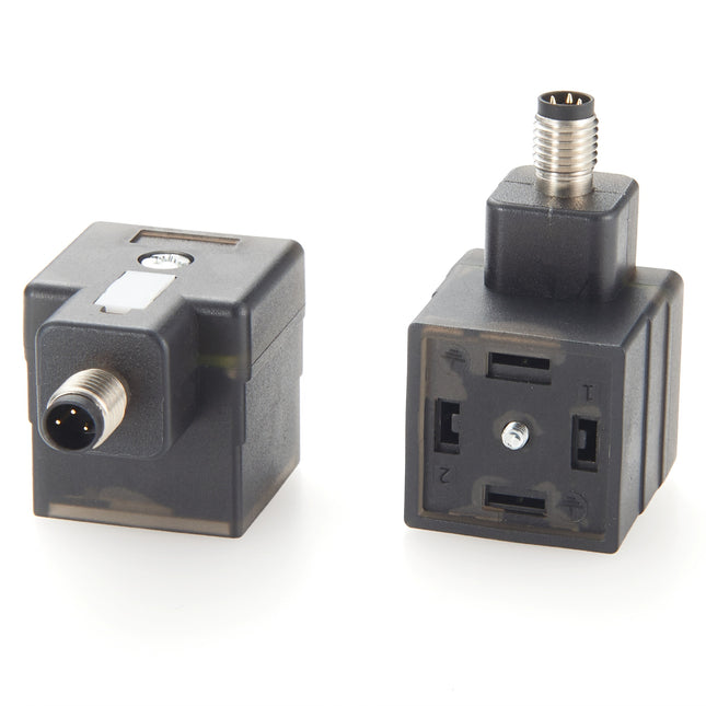 VAD 1A-1-3-M8-3 DIN Valve Adapter to M8 3 Pin