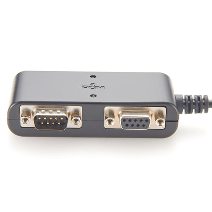 2 Port USB to DB9 RS232 Serial Adapter Hub