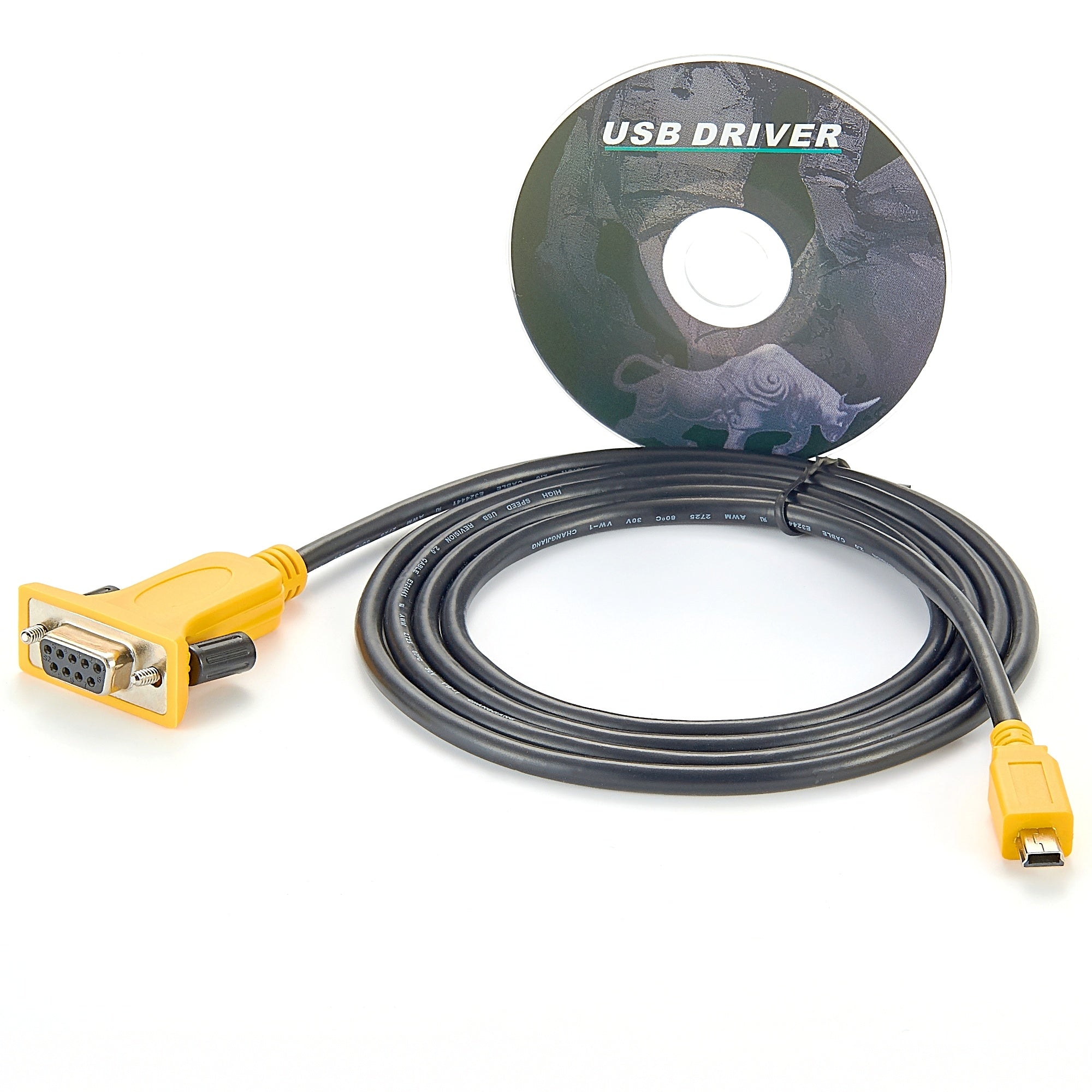 Mini USB to RS232 DB9 Female Serial Adapter Cable – Premier Cable