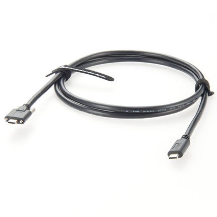 USB 3.1 Type-C Dual Screw Lock Cable