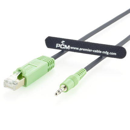 RJ45 Male to 3.5mm Stereo Male Axia Adapter Cable