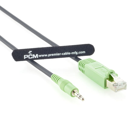 RJ45 Male to 3.5mm Stereo Male Axia Adapter Cable