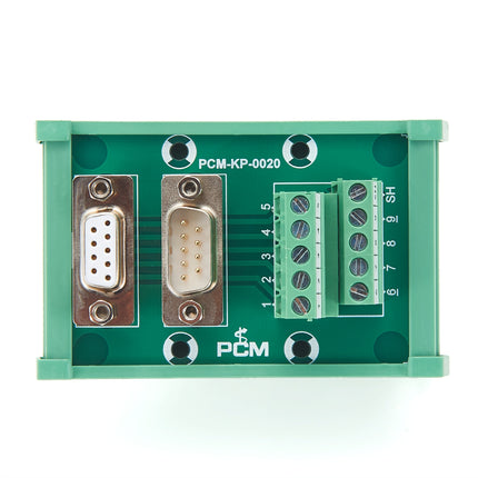 DIN Rail Mouted DB9 Male Female Breakout Board