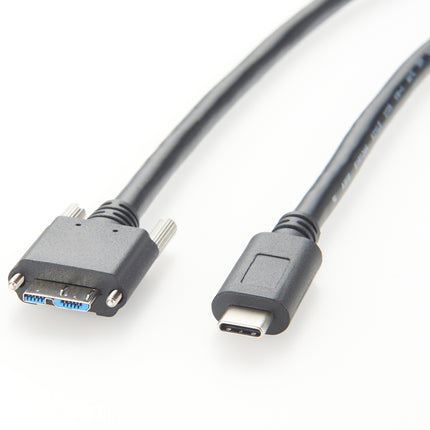 USB 3.1 Type-C to Micro-B Screw Locking Cable