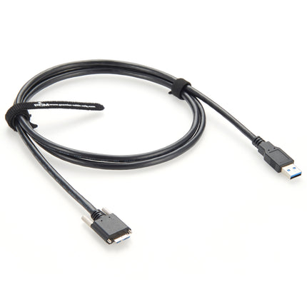 USB 3.0 A Male to Micro B Male Cable with Screw Lock