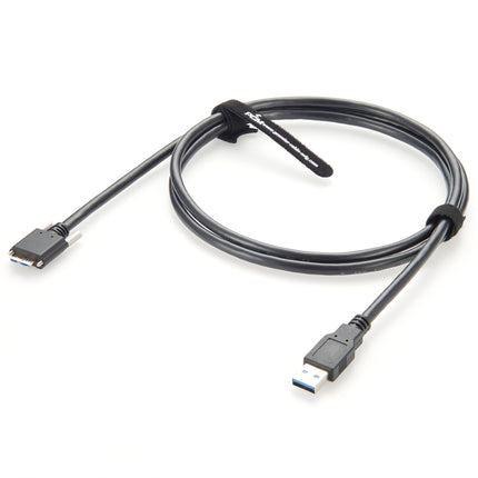 USB 3.0 A Male to Micro B Male Cable with Screw Lock