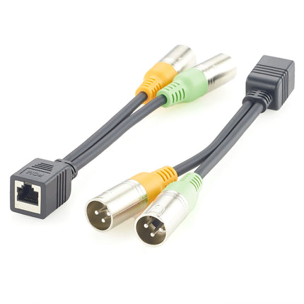 Axia Adapter Cable Dual XLR 3 Pin Male to RJ45 Female