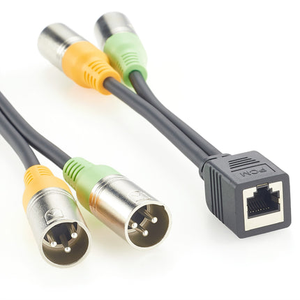 Axia Adapter Cable Dual XLR 3 Pin Male to RJ45 Female