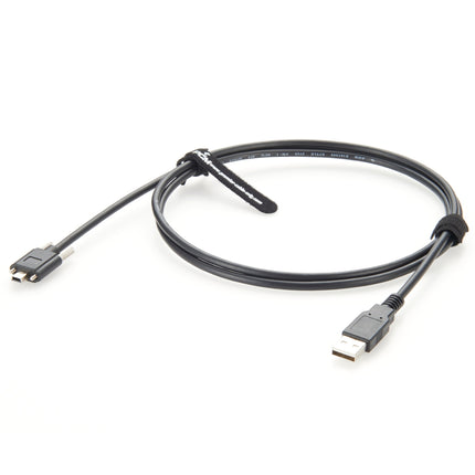 USB 2.0 Type-A to Mini-B Cable with Locking Screw