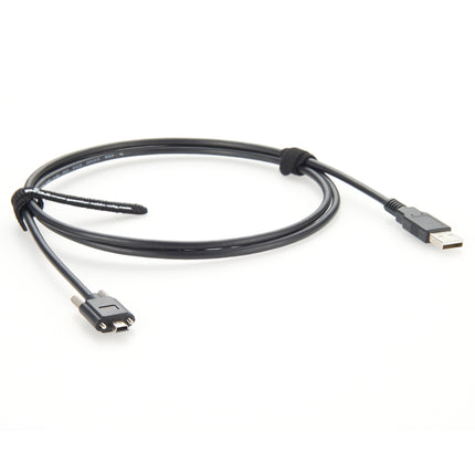 USB 2.0 Type-A to Mini-B Cable with Locking Screw