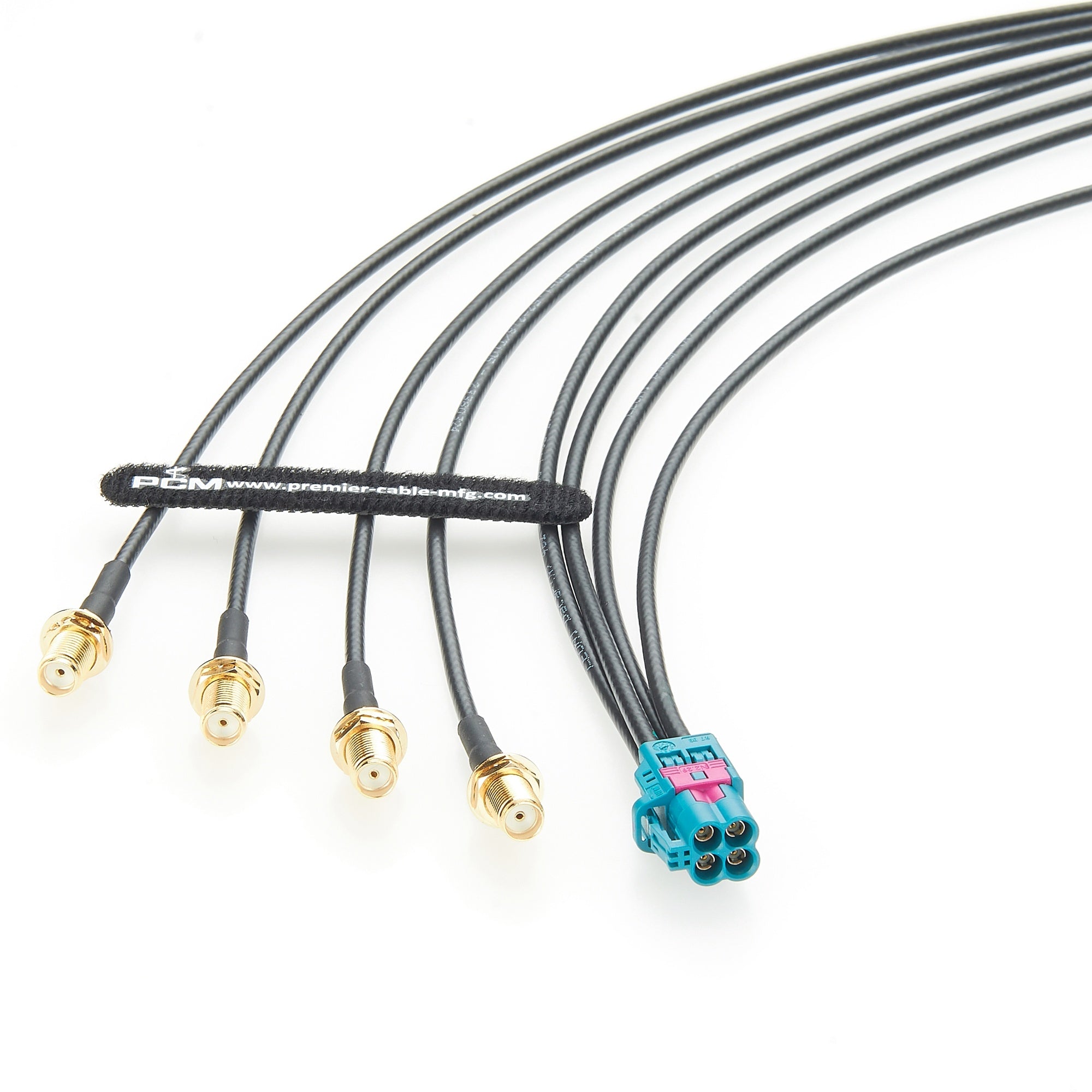 Rosenberger Quad HFM Mini FAKRA Z Jack to 4 x SMA Jack Cable – Premier ...
