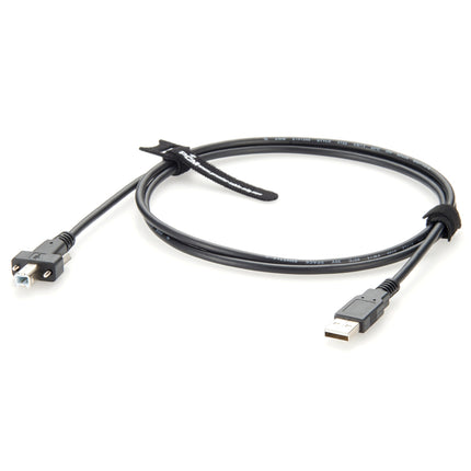 USB 2.0 A Male to B Male Screw Locking Cable